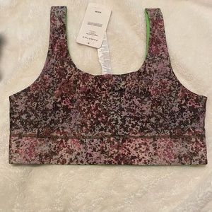 Fabletics XL reversible sports bra NWT